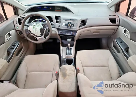 2012 Honda Civic Lx from USA, damaged, VIN 2HGFB2F50CH554112